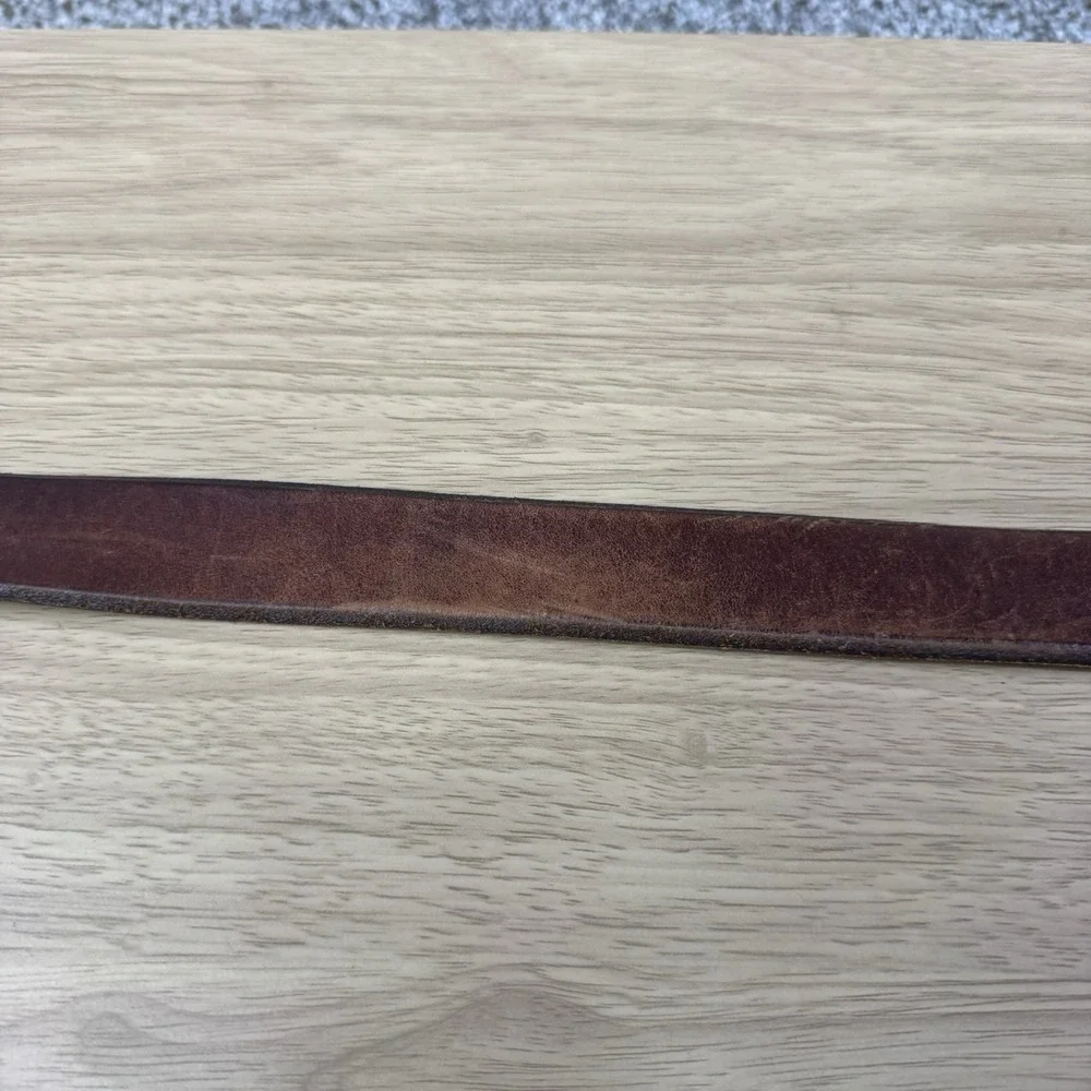 Vintage Tony Lama‎ Belt  Men's Size 40 Brown Leather Western Made In USA K1207